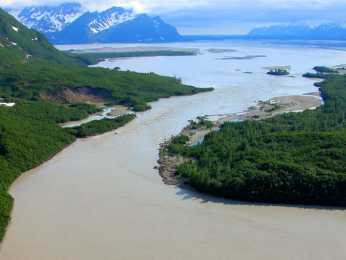 Baird Canyon Alaska, Copper River, rafting