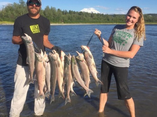 reds, Sockeye Salmon, Gulkana River, salmon fishing, Alaska, fishing