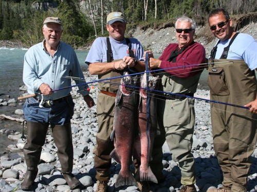 Klutina River, King Salmon fishing, Copper Valley, Alaska