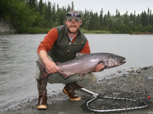 Gulkana River, salmon fishing, Alaska, Copper Valley