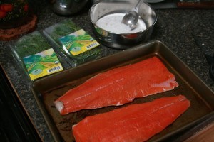 gravlax, salmon