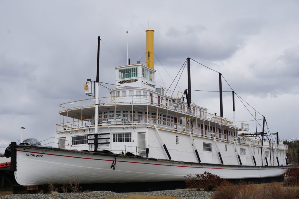 The retired Klondike, one of the famous sternwheelers that helped shaped the history of this region of Canada and the far North in the 1880's.